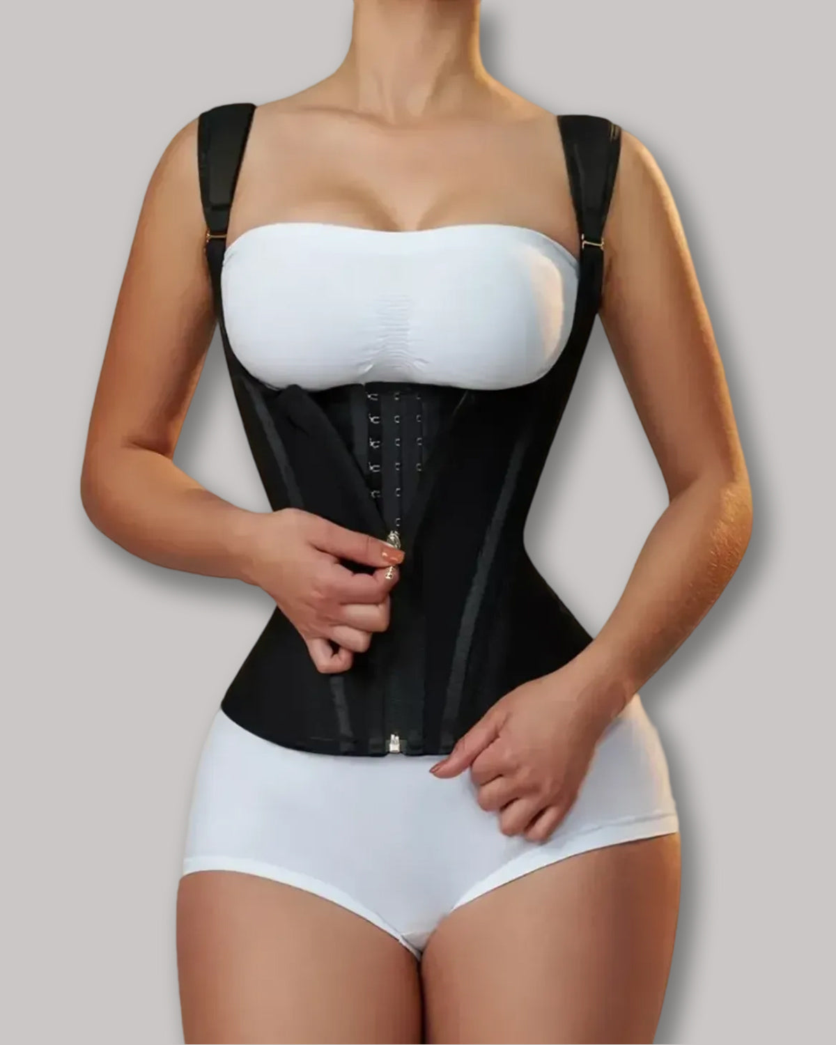 Waist Trainer for Women Corset Vest Body Shaper Cincher Trimmer Tank Top Sport Girdle with Steel Bones