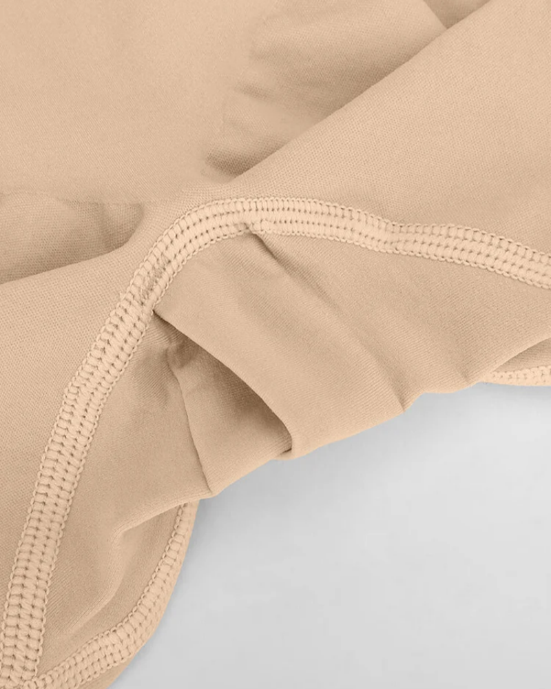 Seamless Breast Support Waist and Abdomen Shaping Mid Thigh Body Shaper