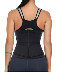 Neoprene Sauna Waist Trainer Corset Sweat Belt for Women Weight Loss Compression Trimmer Workout Fitness