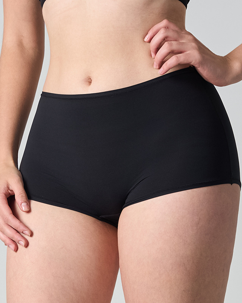 High Stretch Naked Feeling Antibacterial Mid-Waist Sports Boxer Briefs