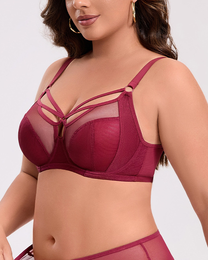 Push-Up Anti-Sagging Breathable Thin Full-Cup Bra
