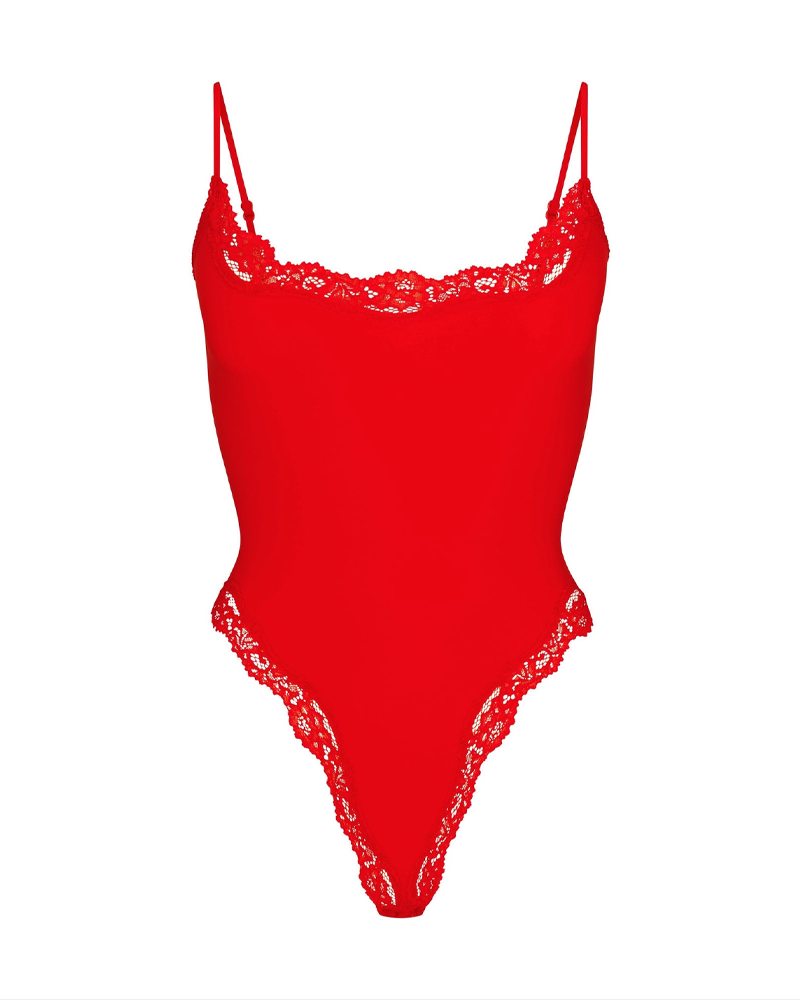 Sexy Halter-Neck Lace Bodysuit