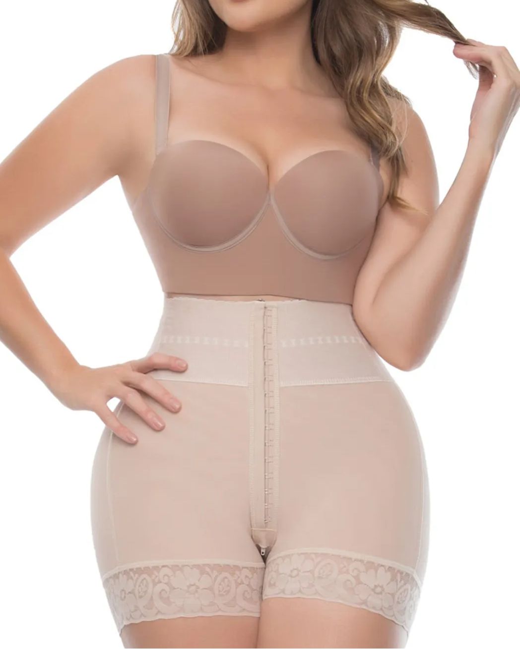 Butt Lifter Tummy Control High Waisted Mid Thigh Shaper Shorts