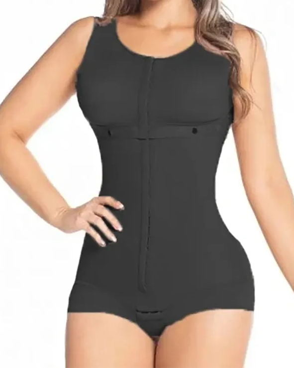 Shapewear For Women Hook And Eye Closure Breast Support Tummy Control Triangle Bodysuit Bodyshaper