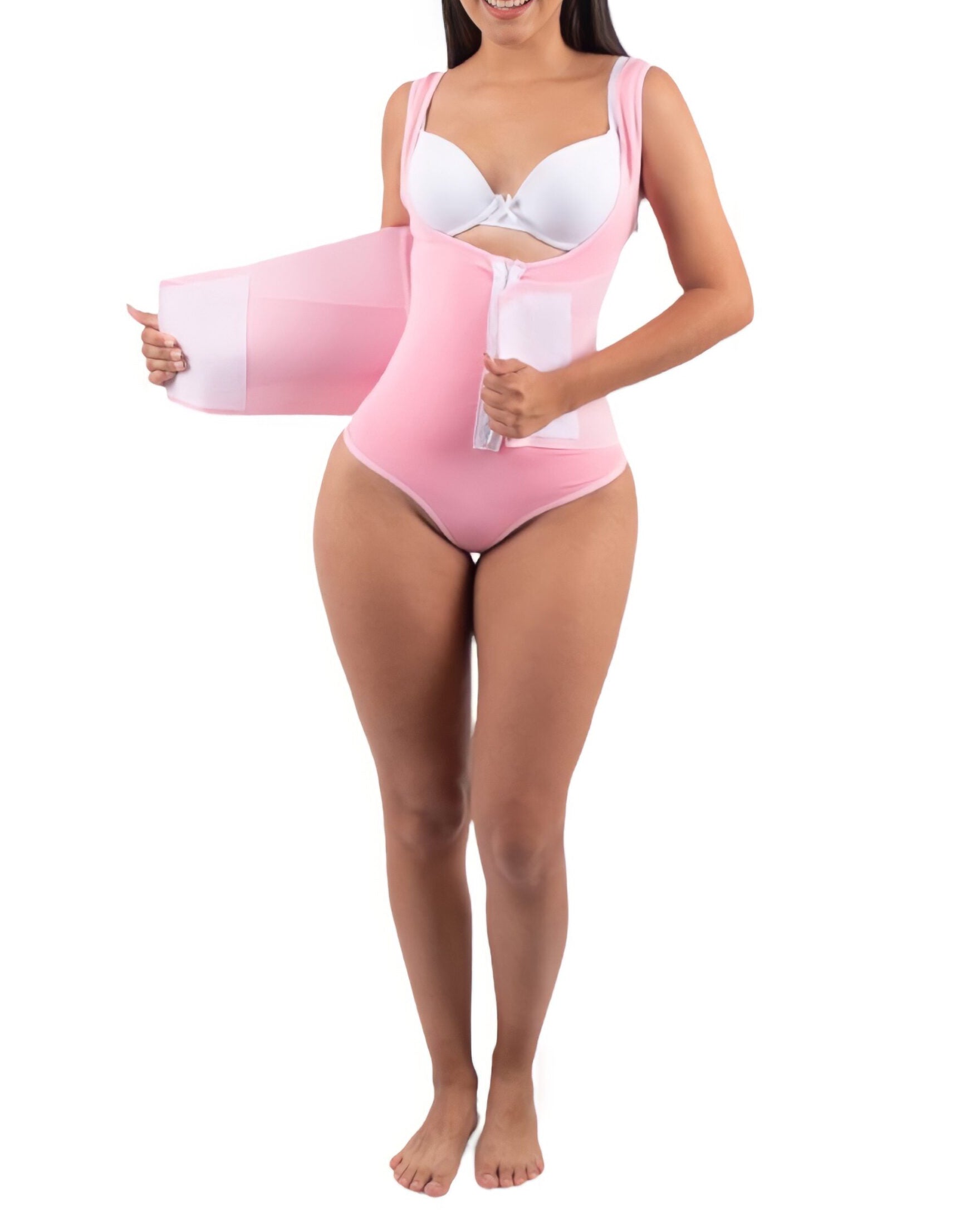 Tummy Control Shapewear Bodysuit with Belt