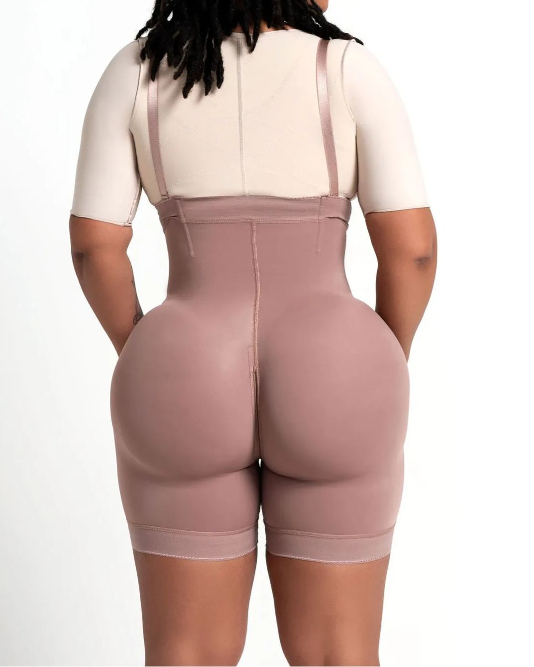 High Double Compression Garment Abdomen Control Hook And Eye Closure Tummy Control Adjustable Bodysuit