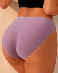 Heart-Shaped Seamless Breathable High-Elastic Ice Silk Low-Waisted Underwear