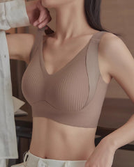 Women's Seamless Push Up Bras Full Cup No Underwire Anti-sagging Breathable Bras