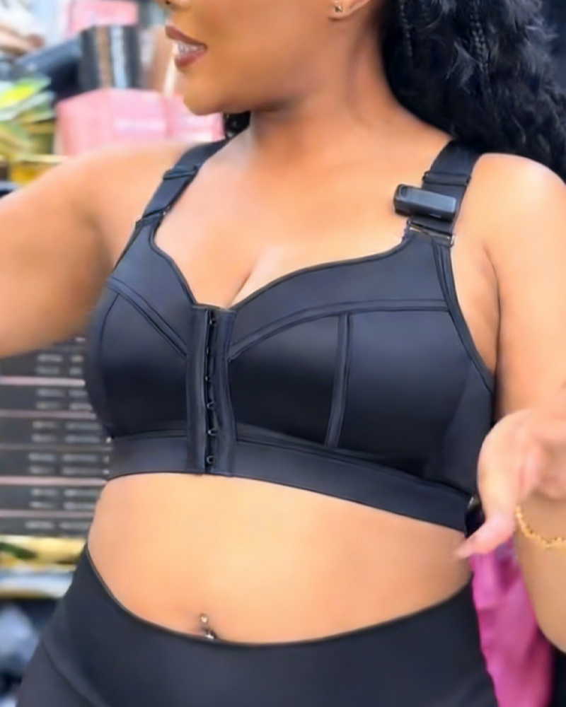 Front-Fastening Wire-Free Push-Up Anti-Sagging Butterfly Back Bra