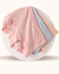 Long-Staple Cotton Antibacterial Mid-Rise Panties