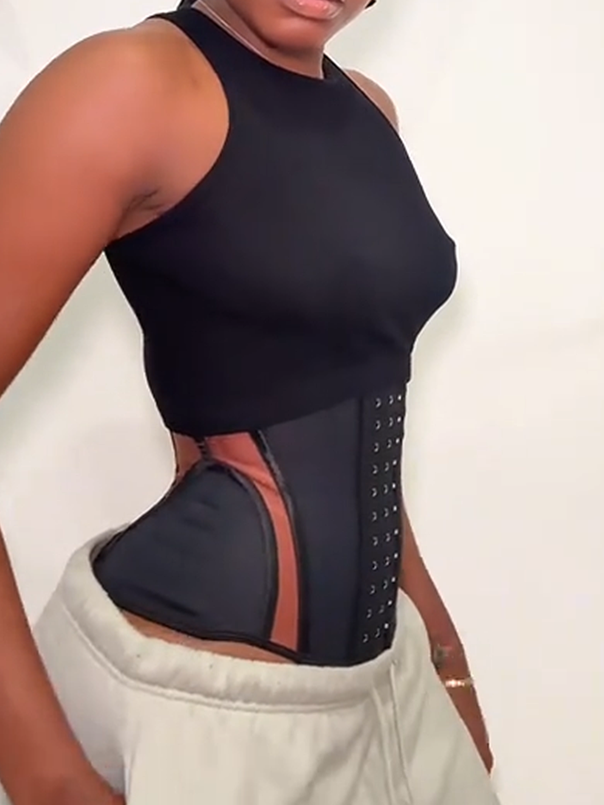 Women's Breathable Splicing Hourglass Waist Trainer