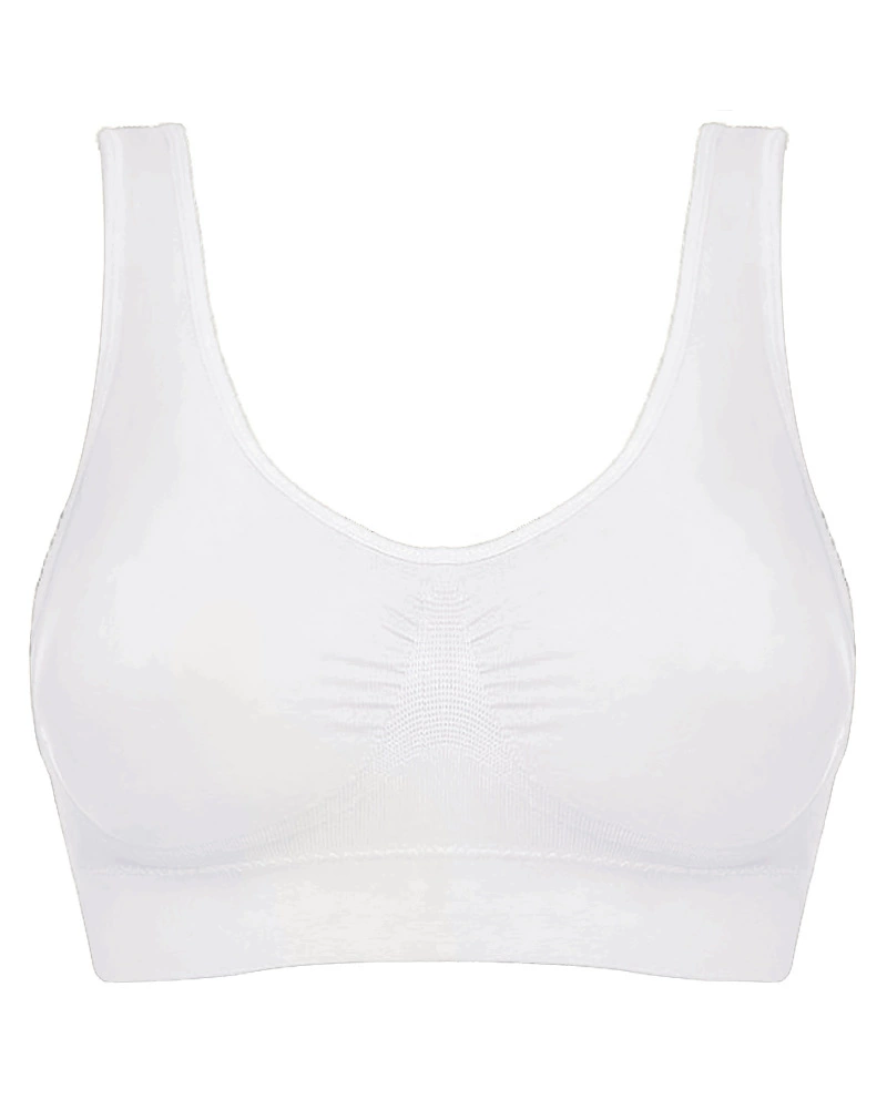 Wire-Free Plus-Size Sports Double-Layer Bra