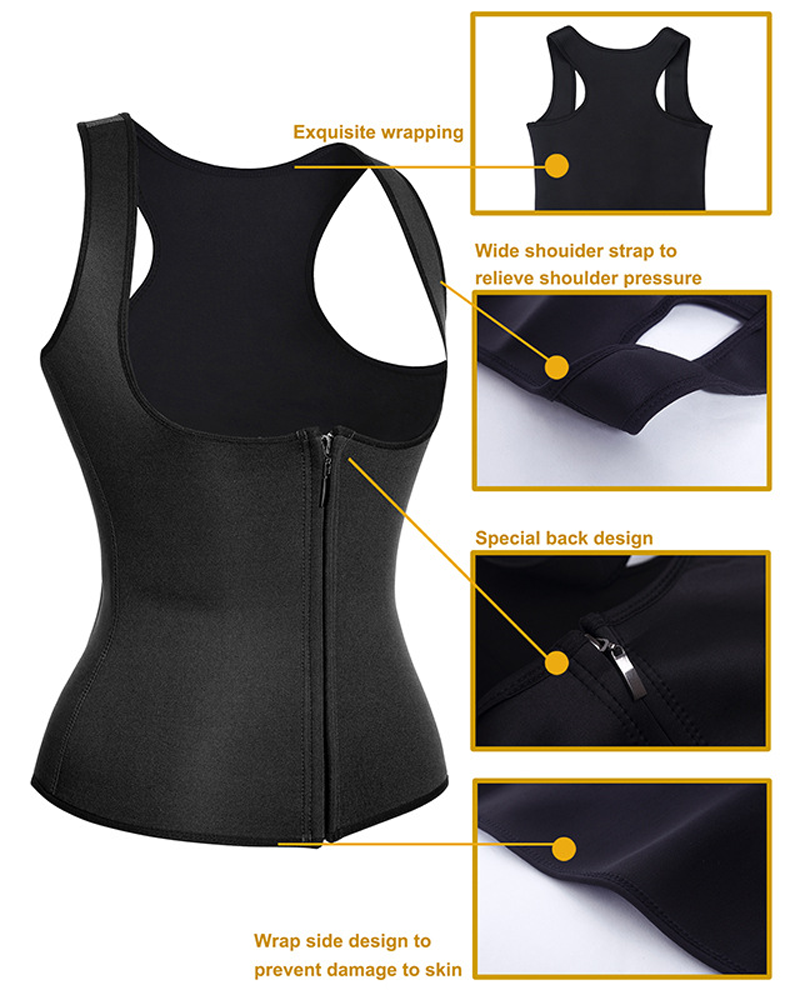 Women's Zipper Front-Opening Tummy Control Shapewear