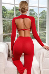Stunning Red Knit 4 piece Set