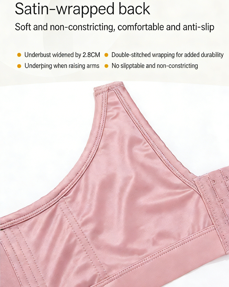 Wire-Free Push-Up Bra That Supports Underarm Fat And Prevents Sagging