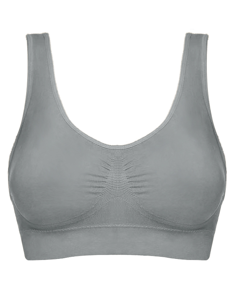 Wire-Free Plus-Size Sports Double-Layer Bra