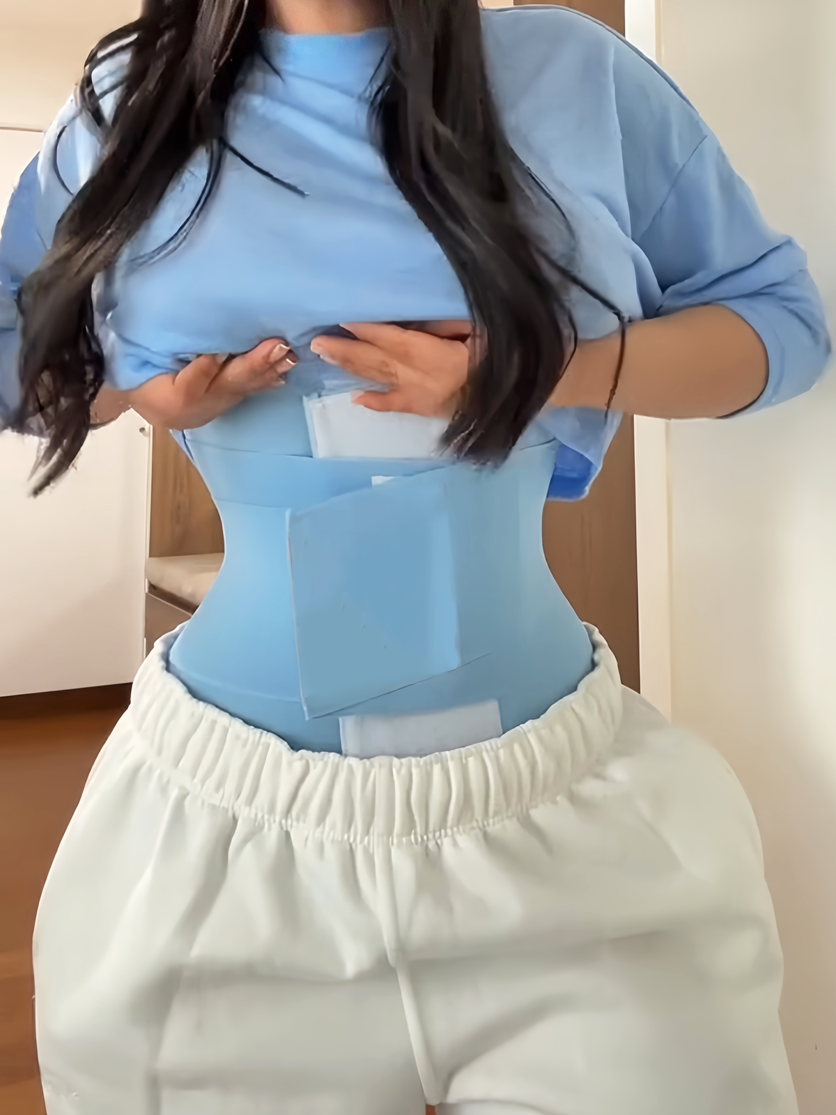 Waist Trainer Belt for Women, Waist Trimmer Weight Loss Belt, Sport Sweat Workout Body Shaper Sauna