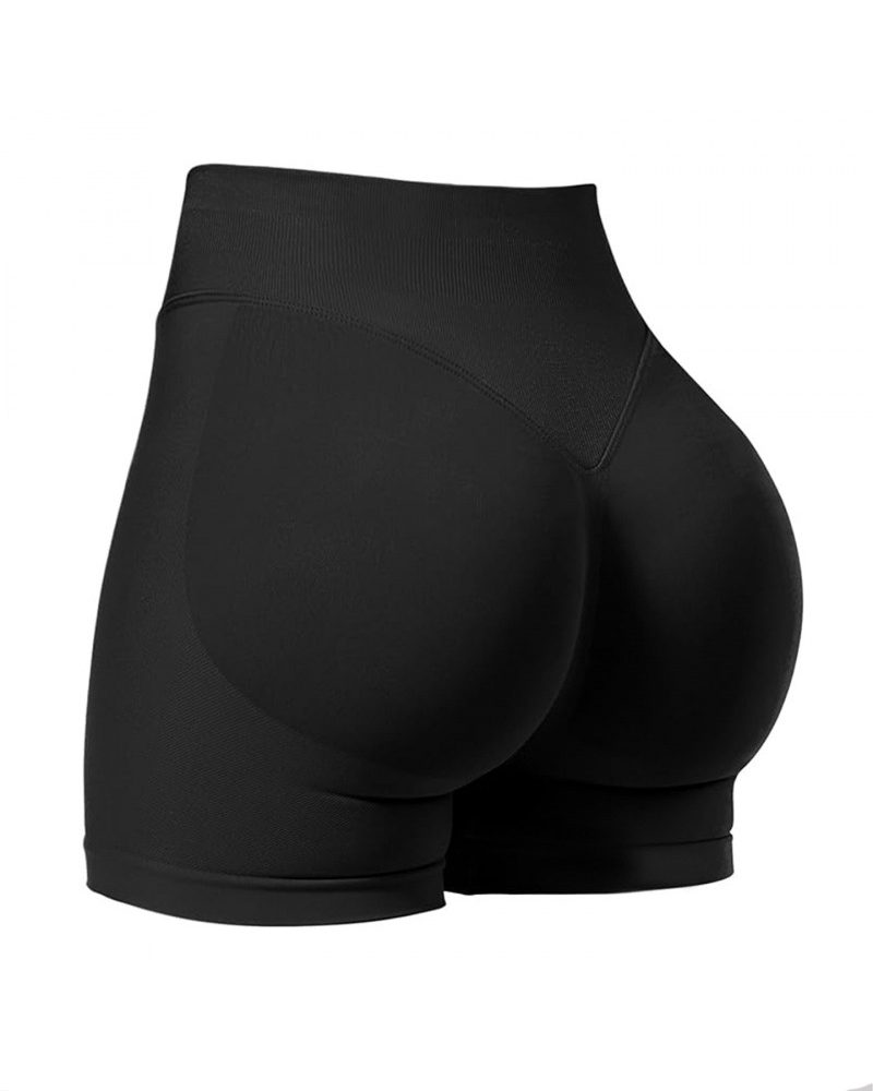 Seamless High-Waisted Peach-Shaped Tight-Fitting Butt-Lifting Shorts