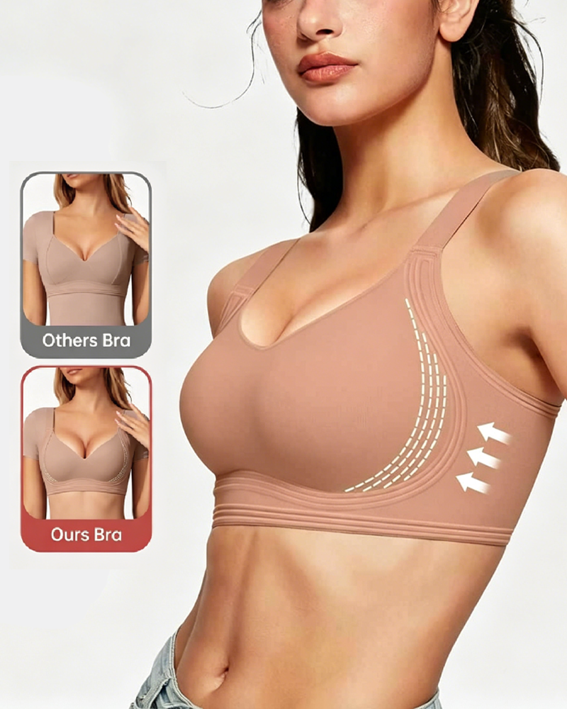 Wireless Comfort Jelly Seamless Push Up Bra