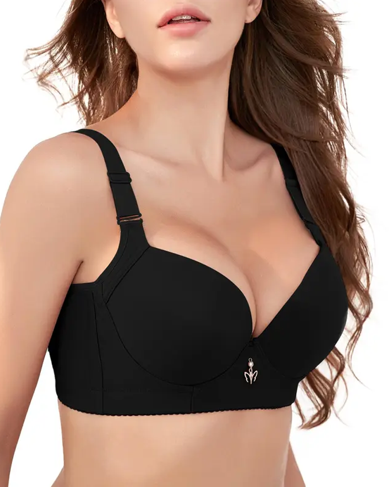 Comfortable Wire-Free Push-Up Bra