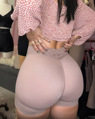 Normal Waist Tummy Control Seamless Butt Lift Shaper Shorts