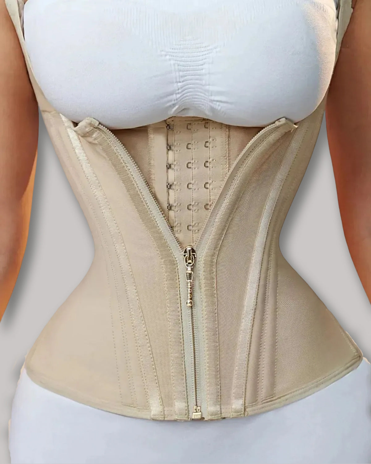 Waist Trainer for Women Corset Vest Body Shaper Cincher Trimmer Tank Top Sport Girdle with Steel Bones