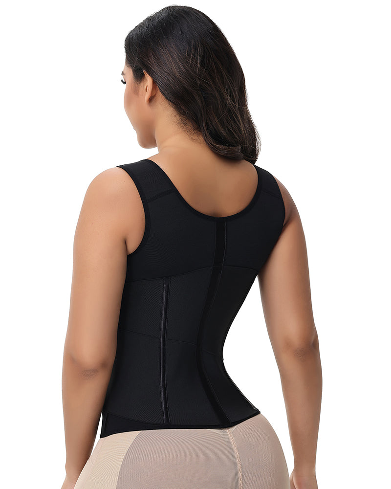 Hourglass Tummy Control Body Shaper Workout Corset Shapewear in Built Bra