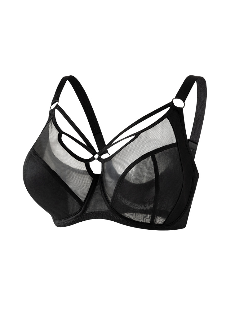 Push-Up Anti-Sagging Breathable Thin Full-Cup Bra