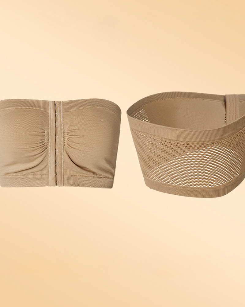 Front-Fastening Strapless Bra