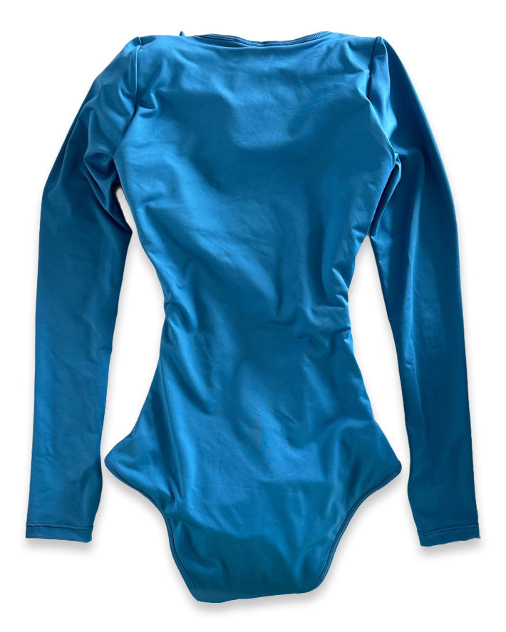 Blue Swim Girdle Long sleeve
