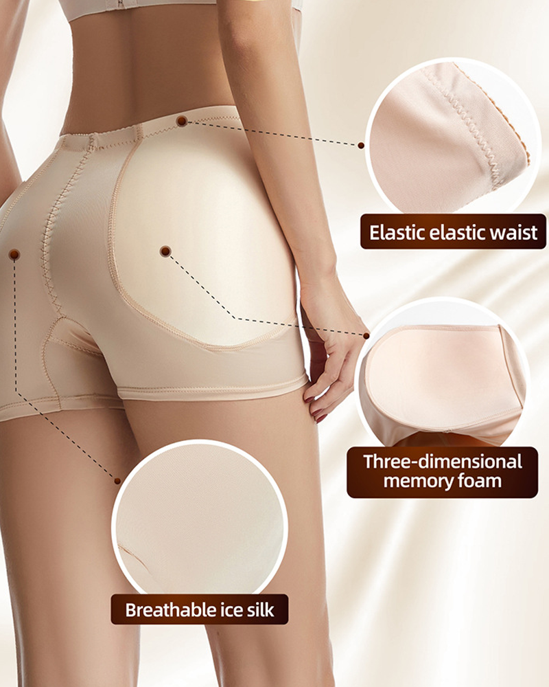 Fixed Padded Butt Lifting Shapewear Shorts