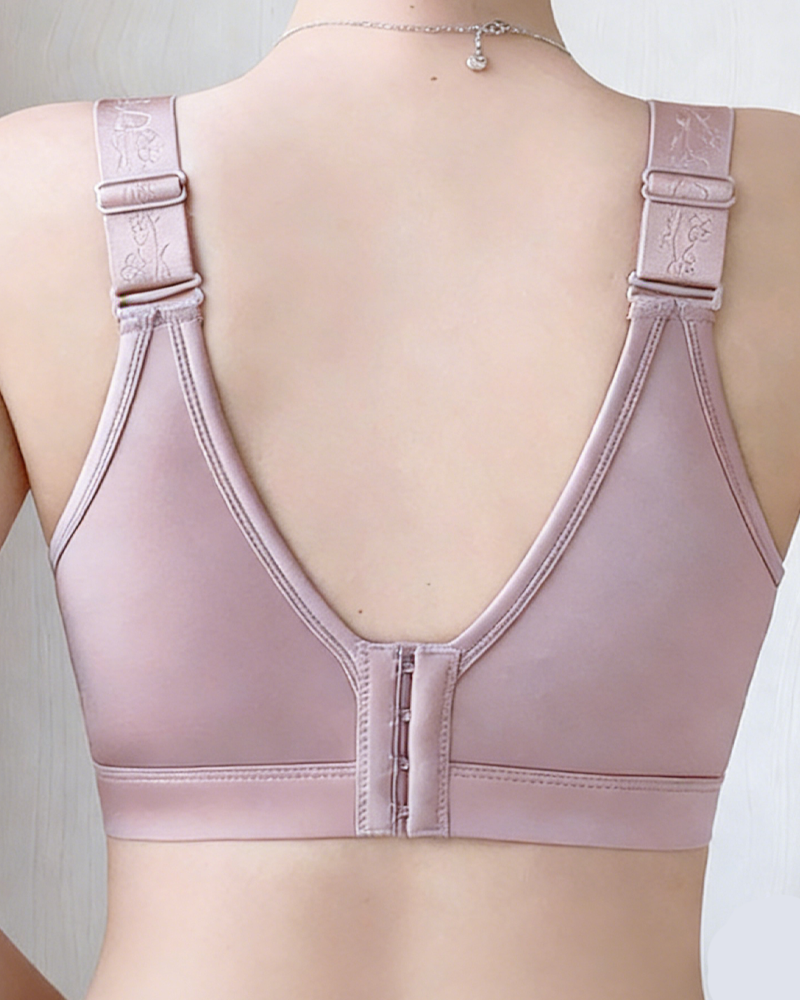 Wire-Free Push-Up Bra That Supports Underarm Fat And Prevents Sagging