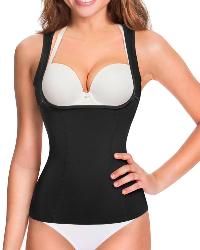 U-Neck Tummy Control Waist Trainer Tank Top