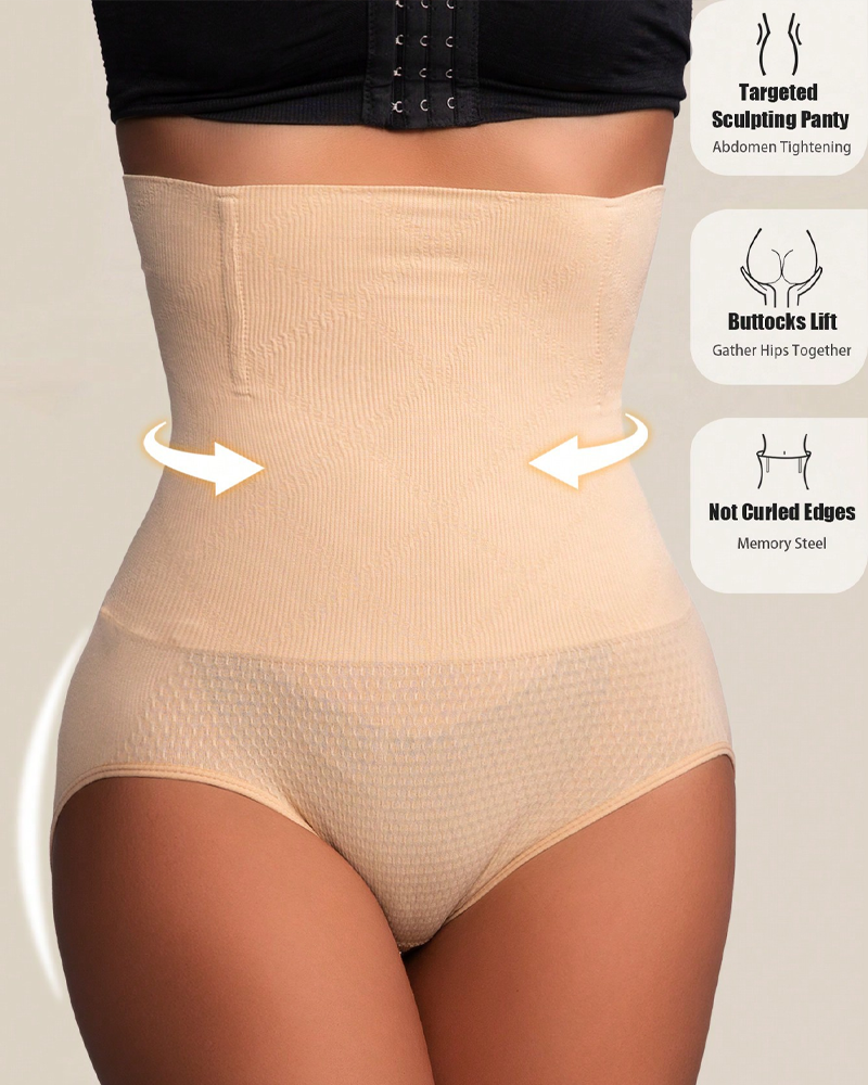 Seamless Tummy-Control High-Waisted Body-Shaping Pants
