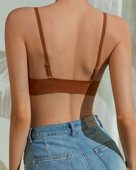 Seamless Front-Closure Bra For Small Busts Supportive And Comfortable Wire-Free