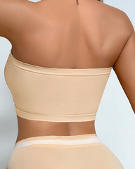 Casual Comfortable Strapless Seamless Breathable Bandeau Top