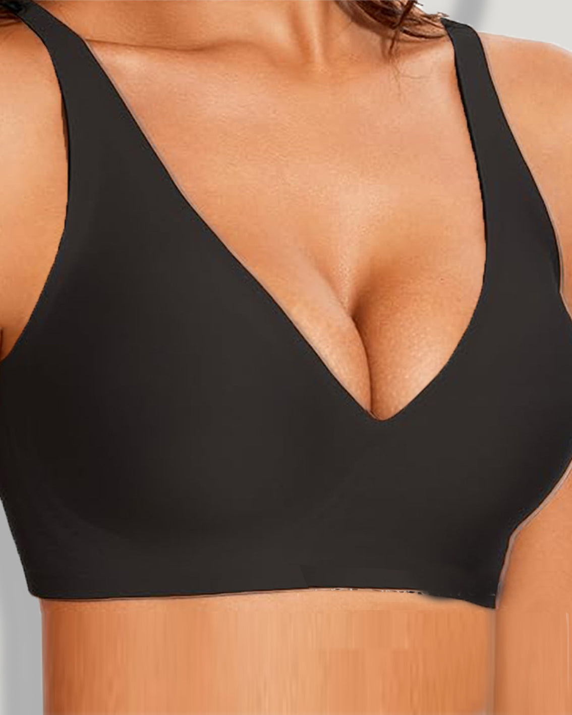 Seamless Jelly Wire-Free Push-Up Bra