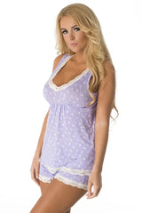 Lavender Fields Short PJ Set