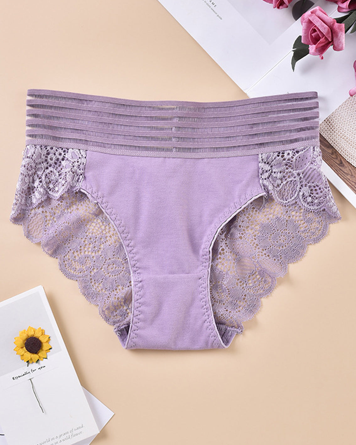 European-American High-Waisted Seamless Tummy-Controlling Briefs with Extra-Wide Waistband