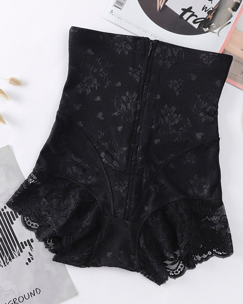 Tummy-Control Butt Lift Lace Seamless Panties