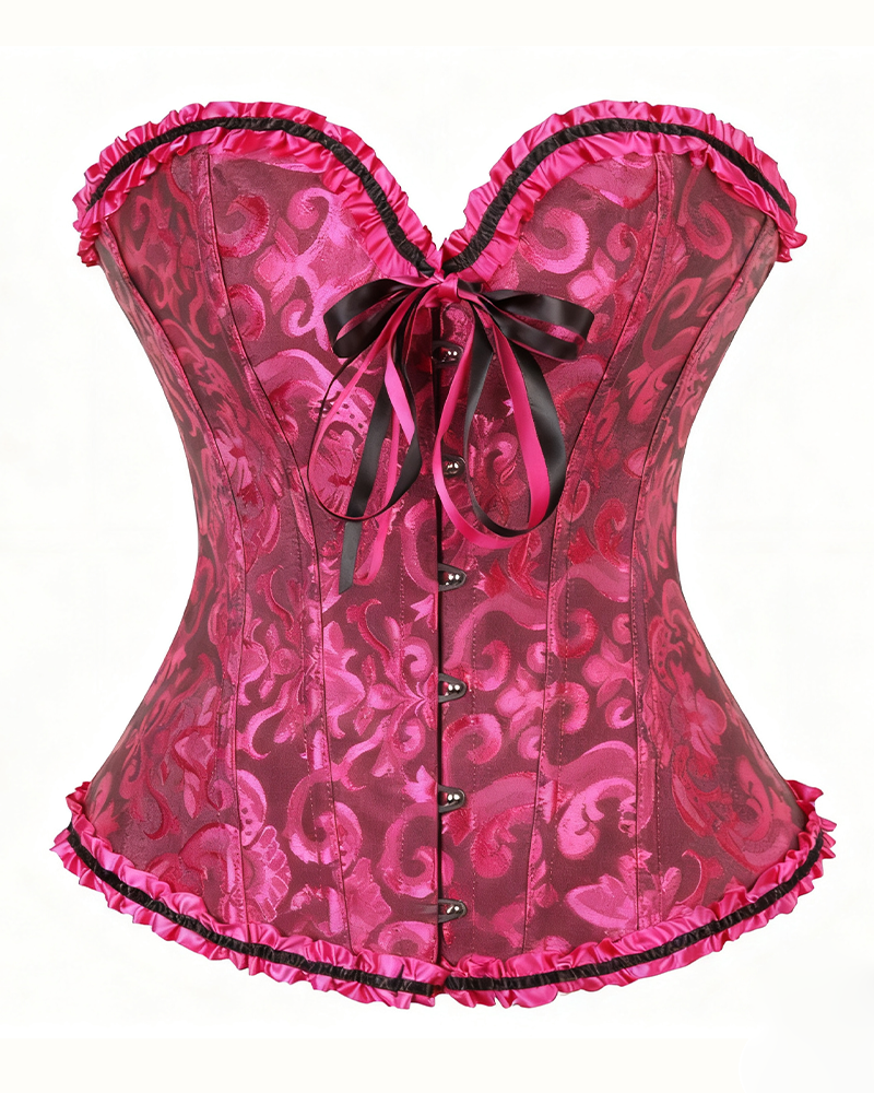 Lace-Up Waist Shaping Corset