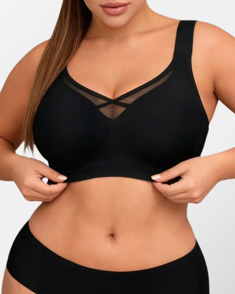 Seamless Comfortable Mesh Bra