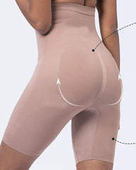 Seamless Tummy-Controlling Butt-Lifting and Body-Sculpting Shorts with High Stretch