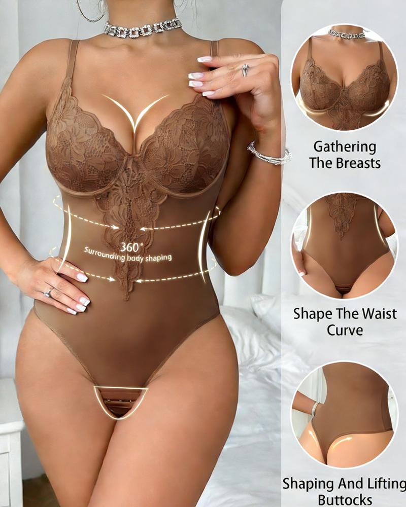 Sexy Lace Push-Up Bodysuit