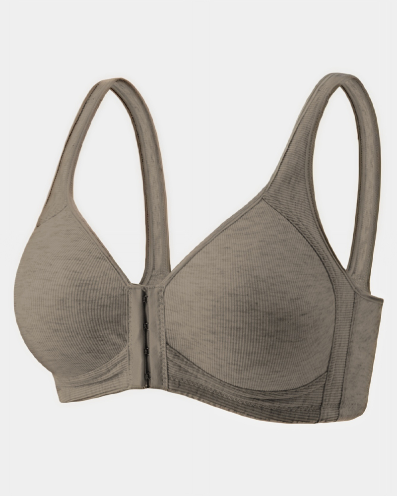 Adjustable Front Closure Push Up Bra
