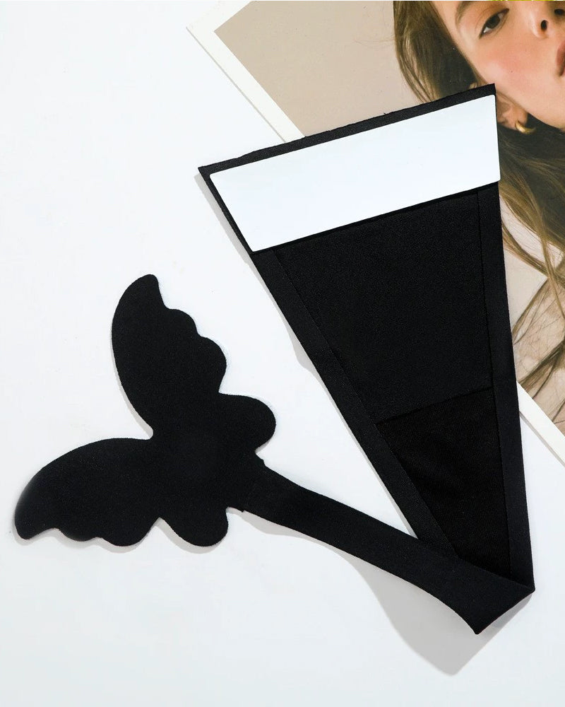Sexy Reusable Silicone Self-Adhesive T-Back Panties