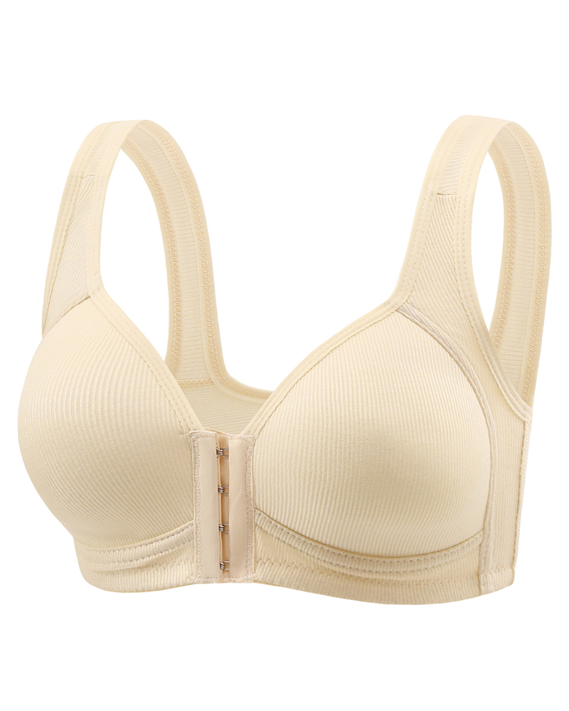 Adjustable Front Closure Push Up Bra