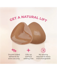 Invisible Lift - Patented Sticky Fashion Bra Inserts Prevents Nipple Slips No Sewing Required Low Cut Tops Womenswear