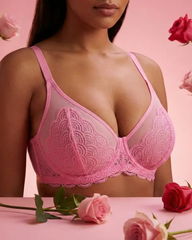 Sheer Lace Mesh Bra