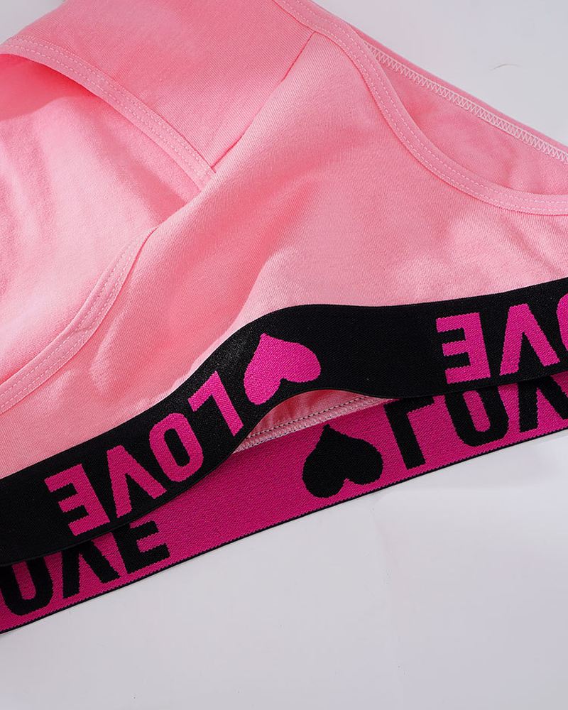 Soft Comfortable Stylish Sports Letter Underwear